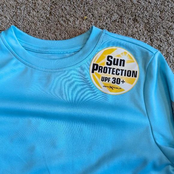 NWT ZeroXposur Sun Top UPF 30+ Girls Size Small 7/8 - Picture 2 of 4